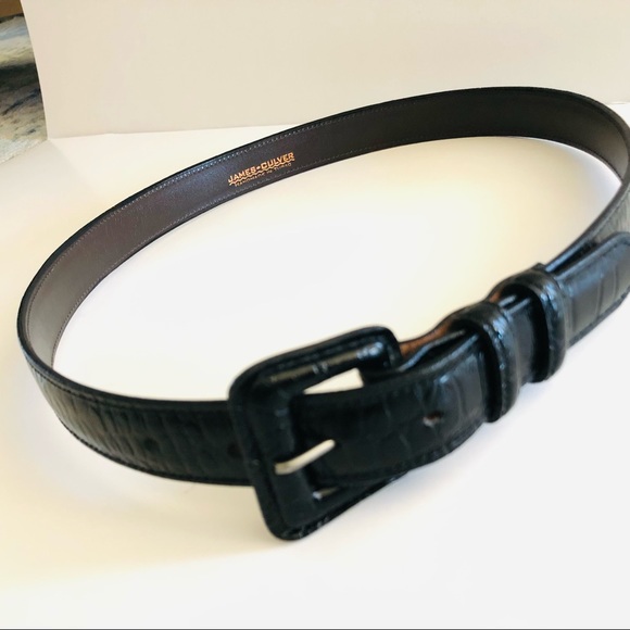 James Culver Embossed Leather Women’s Belt Size M. Gently Used. - Picture 6 of 6